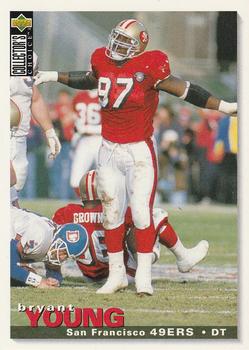 Bryant Young San Francisco 49ers 1995 Upper Deck Collector's Choice #246